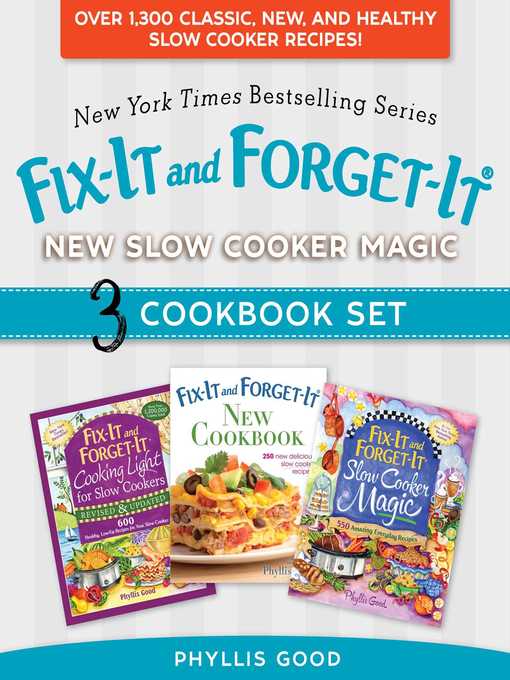 Title details for Fix-It and Forget-It New Slow Cooker Magic Box Set by Phyllis Good - Available